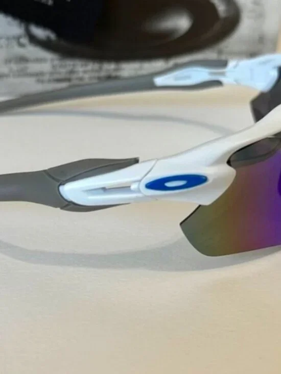 Oakley Radar EV PRIZM Polarized Blue OO9208 White-Gray Frame - Picture 5 of 11